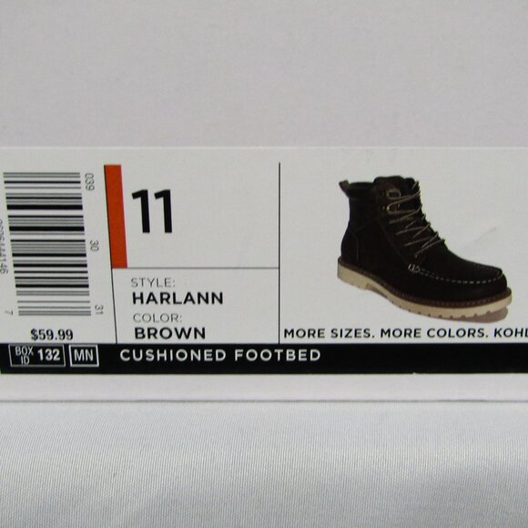 Sonoma Goods For Life® Harlann Men's Moc Toe Lug Sole Hiker Boots Size 11 - Picture 13 of 14